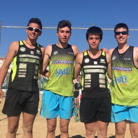 El AD Cáceres gana el Campeonato extremeño de Voley Playa cadete