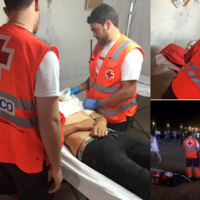 30 asistencias y una derivación al hospital el primer sábado de feria