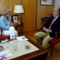 La Delegada felicita al nuevo presidente del Banco de Alimentos por su labor