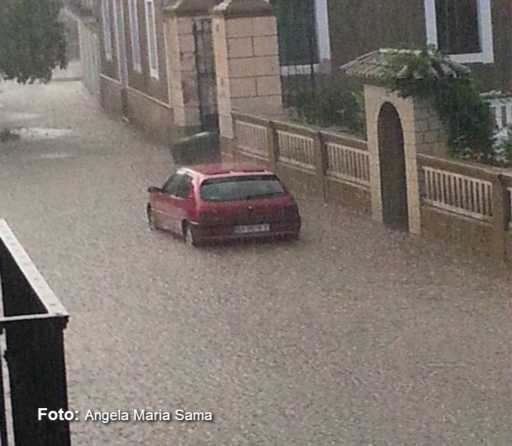 Imágenes de las inundaciones de ayer en Alburquerque