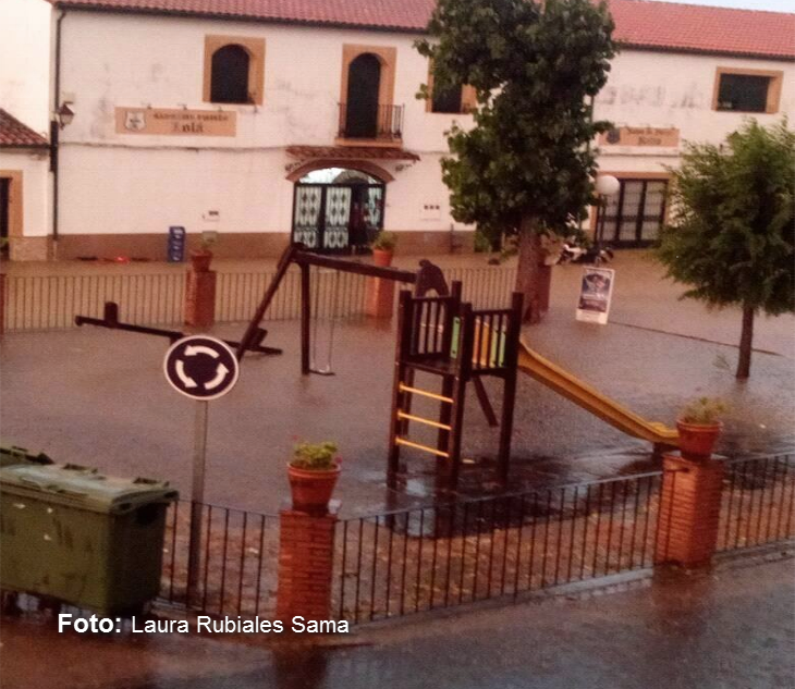 Imágenes de las inundaciones de ayer en Alburquerque