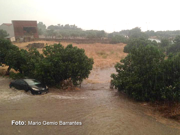 Imágenes de las inundaciones de ayer en Alburquerque