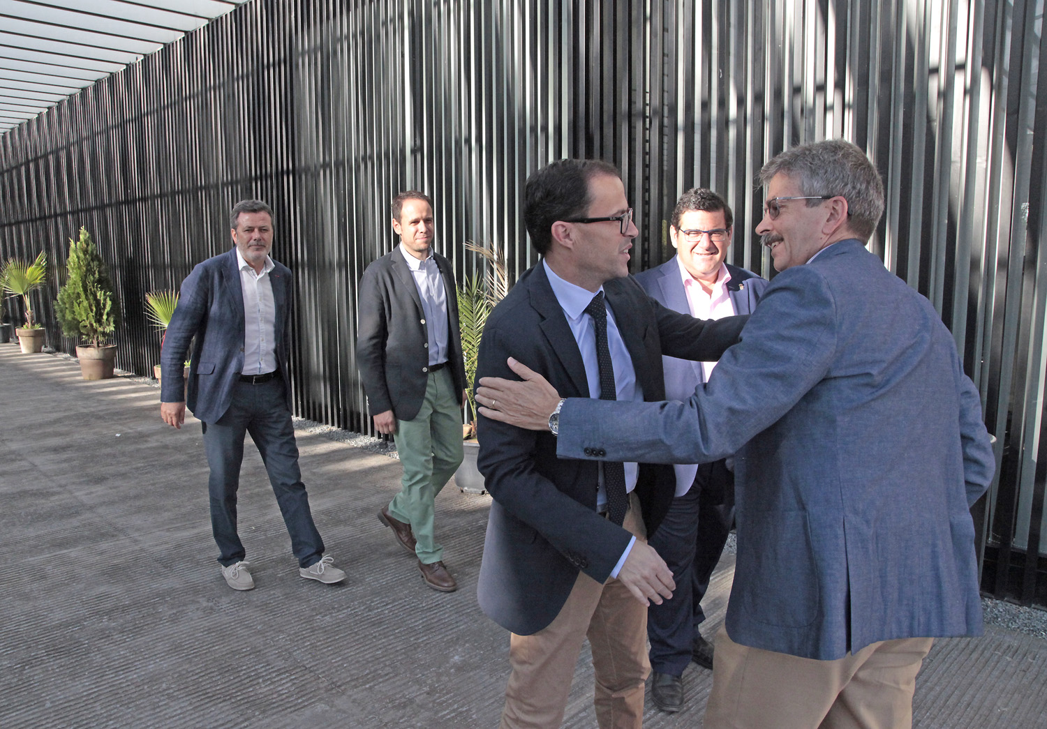 Navarro visita la sede de PROMEDIO en Badajoz