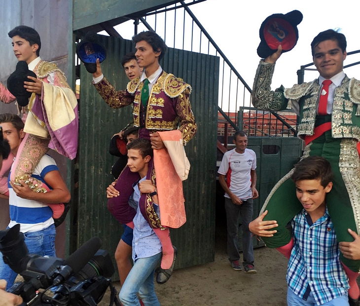 Fin de semana de éxitos para la Escuela Taurina pacense