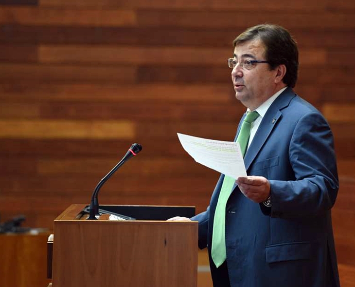 Vara propone una Extremadura referente mundial de economía verde