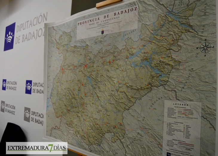 La Diputación edita una actualización del Mapa de Carreteras de la Provincia