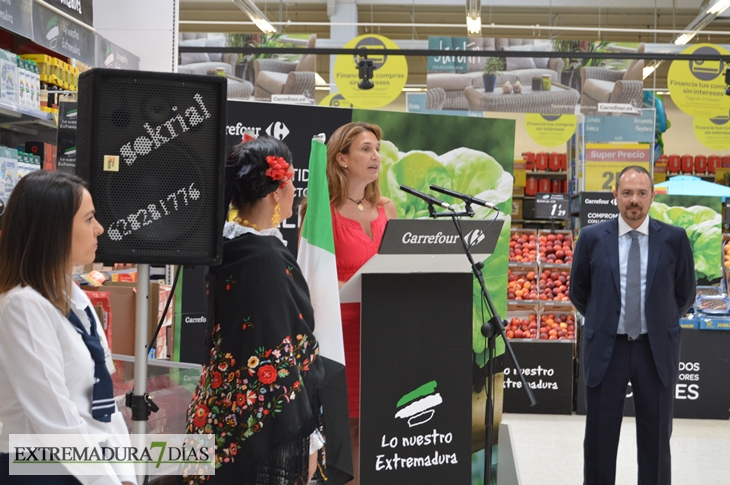 Carrefour promociona los productos extremeños