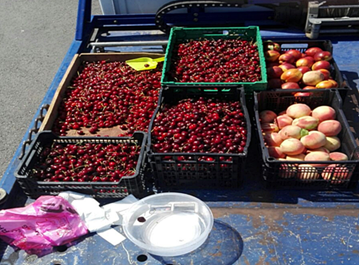 85 kilos de fruta intervenidos en el mercadillo de los domingos