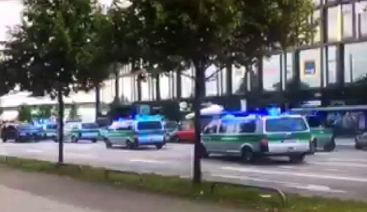 Tiroteo en un centro comercial de Múnich