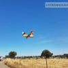 Nuevos medios se suman a la extinción del incendio de Cáceres