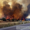 El Infoex desactiva el nivel 1 en el incendio de Cáceres