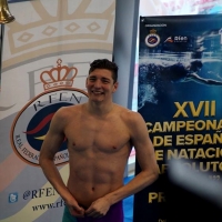 Los extremeños Miguel Durán y Fátima Gallardo brillan en el nacional de natación