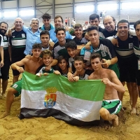 Extremadura se proclama campeona de España de Fútbol Playa Cadete