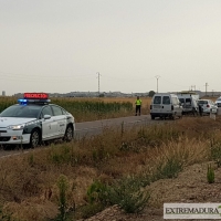 Colisión múltiple en la carretera de Gévora