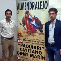 Paquirri, Cayetano y Ginés Marín torearán en la Feria de la Almendralejo
