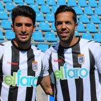 El CD Badajoz presenta a Joaqui Flores y Alex Herrera