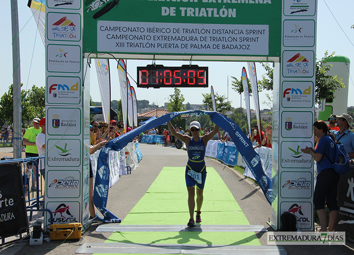 Domínguez y Ferreira consiguen la victoria en el XIII Triatlón Puerta de Palma