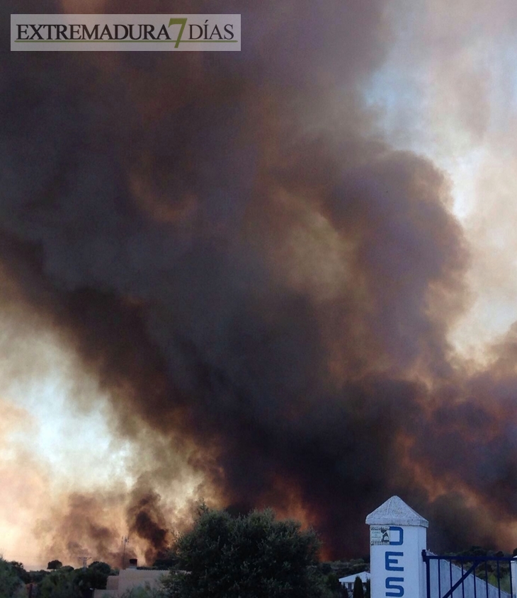 El Infoex desactiva el nivel 1 en el incendio de Cáceres