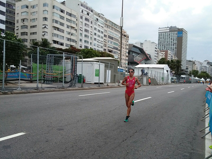 La extremeña Casillas, única triatleta española en terminar en Río
