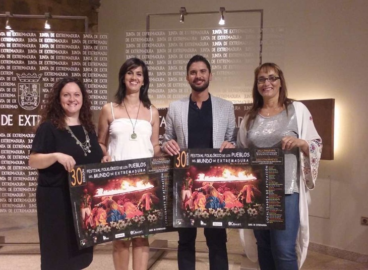 34 agrupaciones participarán en el Festival Internacional Folclórico de Extremadura