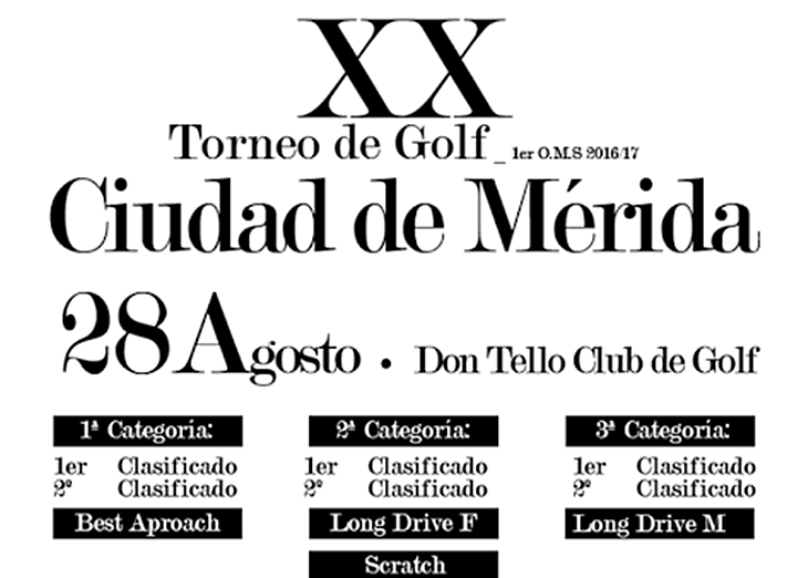 Torneo de Golf y Maratón de Zumba en la feria de Mérida