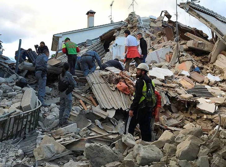 Un terremoto sorprende al centro de Italia