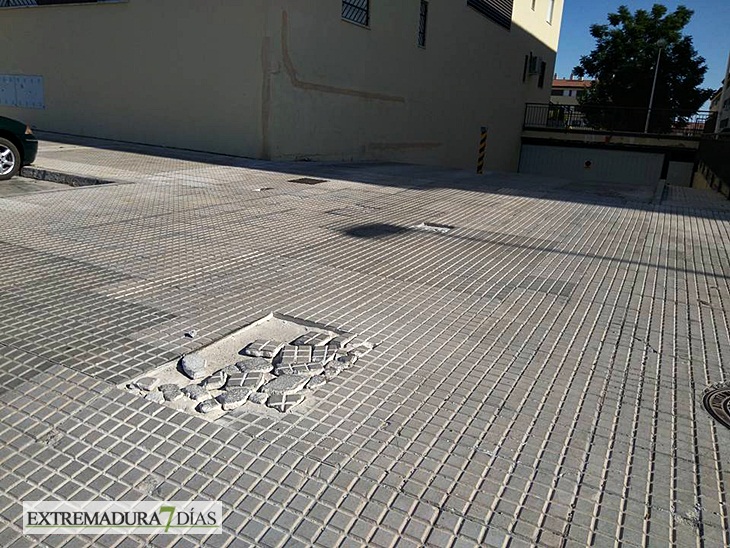 El lamentable estado de la urbanización La Calzada (Mérida)