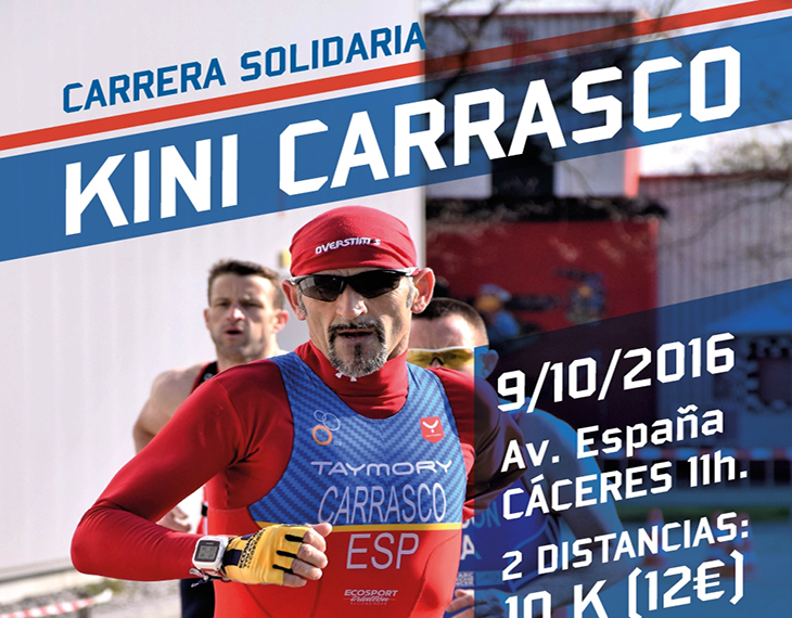 Cáceres albergará la II Carrera Popular Kini Carrasco