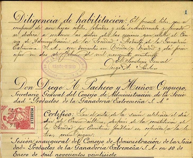 Los primeros pasos del Matadero Industrial de Mérida, documento del mes