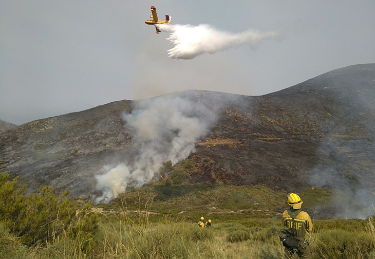 CCOO felicita a los Bomberos Forestales por su “excelente labor” en el Jerte