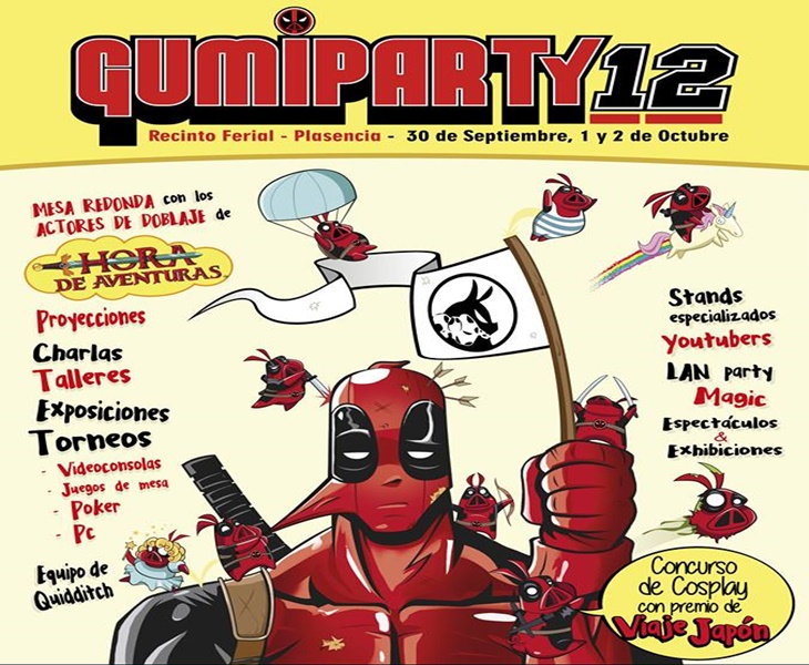 El Recinto Ferial de Plasencia acogerá la 12ª Gumiparty