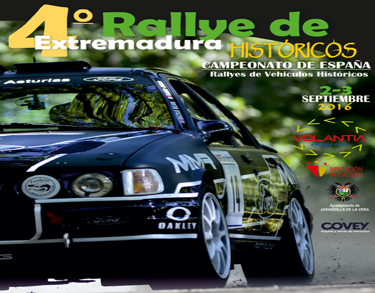 Extremadura albergará una prueba del Campeonato de España de rallyes