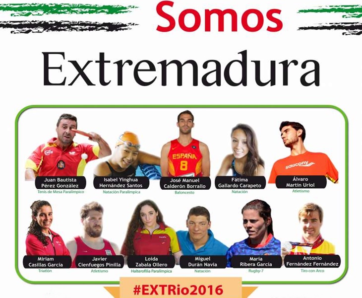 11 extremeños olímpicos competirán con España en Río de Janeiro