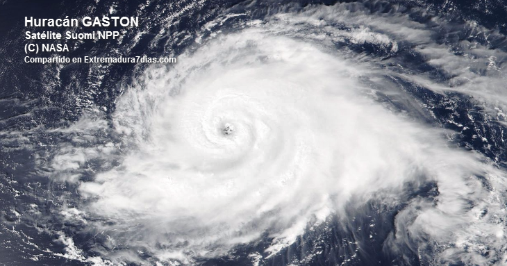 El huracán Gastón pone rumbo a Azores