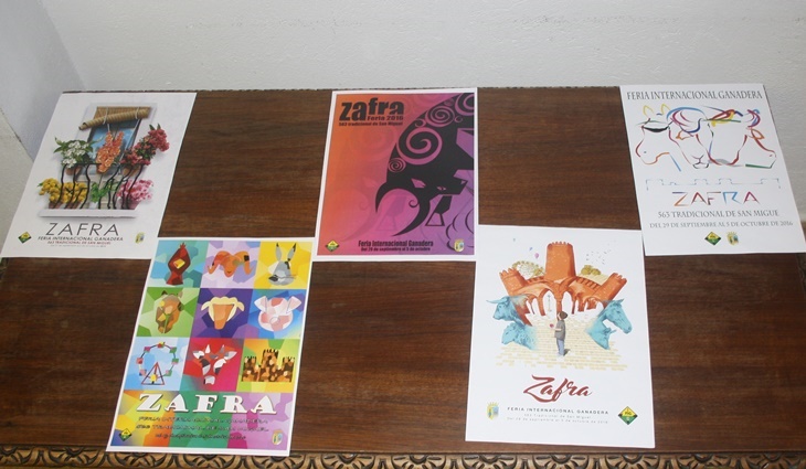 Seleccionados los cinco carteles finalistas para la Feria de Zafra