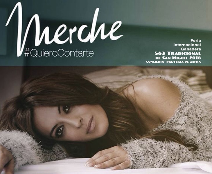 Merche actuará en Zafra el 24 de septiembre