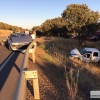 Un atrapado en un accidente en San Isidro (Badajoz)
