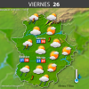 Previsión meteorológica en Extremadura. Días 24, 25 y 26 de agosto