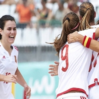 Una extremeña es campeona del Mundialito Europeo de fútbol playa con España