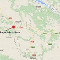 Un motorista resulta herido grave en un accidente en la provincia de Badajoz