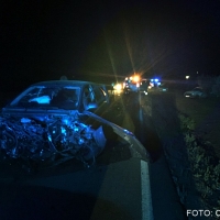 Cuatro heridos en una colisión en Valverde de Leganes (Badajoz)