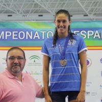 La extremeña Estela González consigue dos oros en el nacional de natación infantil