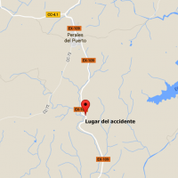 Un fallecido en accidente de tráfico en la provincia de Cáceres