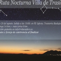 Las estrellas y el paisaje, protagonistas en la VI Ruta Nocturna Villa de Trasierra