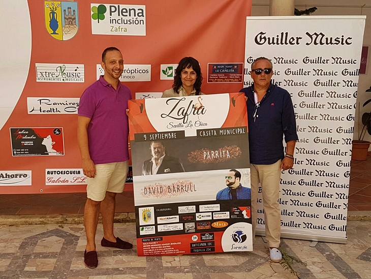 &#39;Parrita&#39; y David Barrull actuarán en Zafra