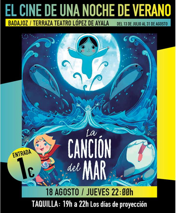 El cine de una noche de verano proyecta mañana &quot;La Canción del Mar&quot;