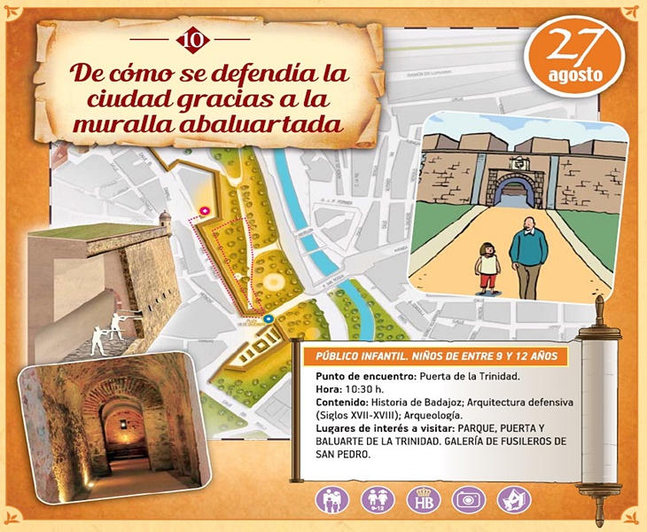 Una visita mostrará cómo las murallas defendían a Badajoz