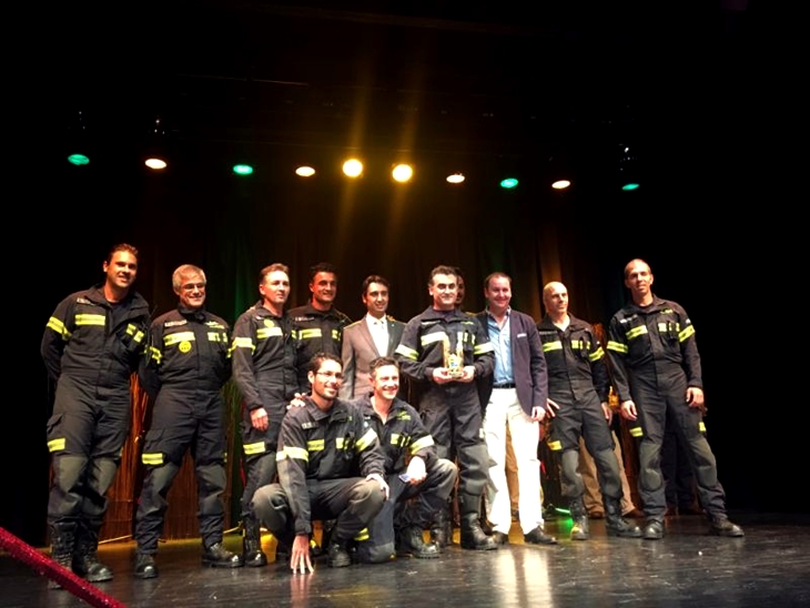 Puebla de la Calzada premia al Parque de Bomberos del CPEI