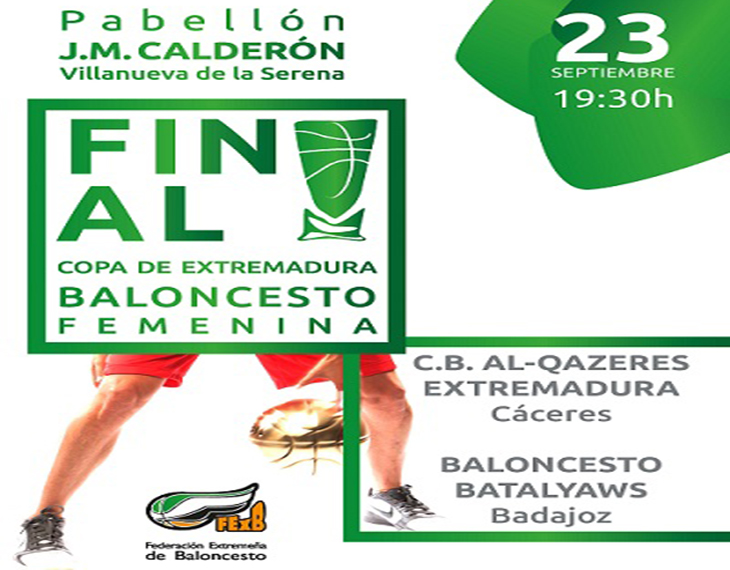 CB Al-Qázeres y Baloncesto Batalyaws, finalistas de la Copa de Extremadura femenina