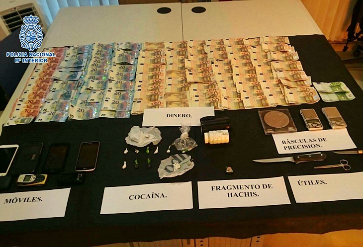 Desarticulada una red de distribución de cocaína en Cáceres